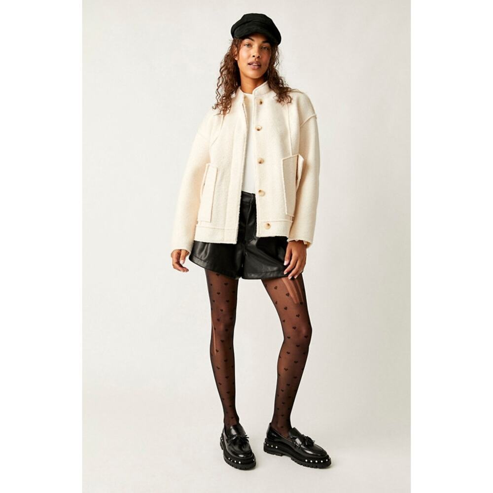 Free People Willow Oversized Bomber Jacket